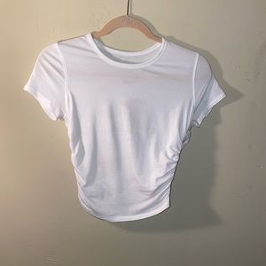 Lululemon side bunch Crop Top
